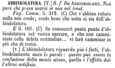 abbindolatura