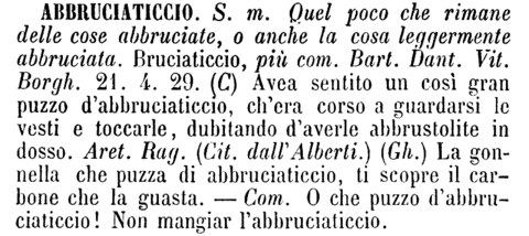 abbruciaticcio