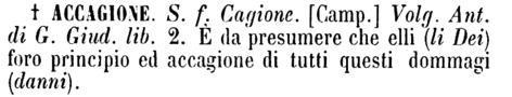 accagione