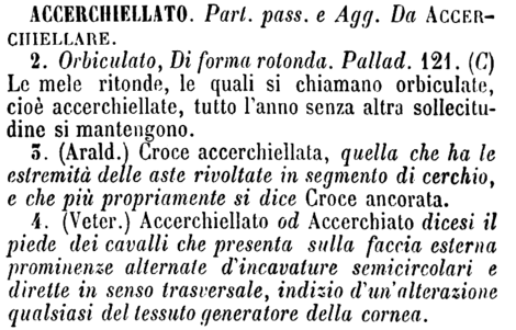 accerchiellato