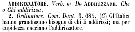 addirizzatore