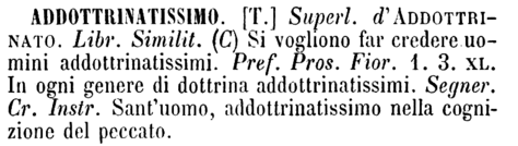 addottrinatissimo