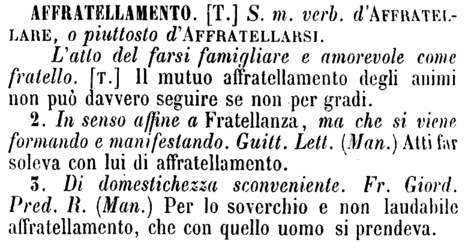 affratellamento