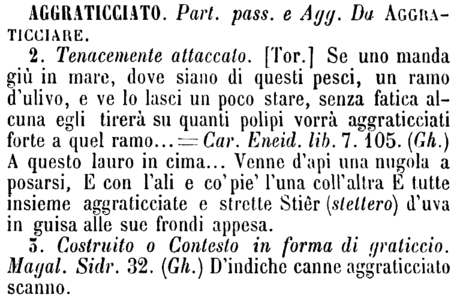 aggraticciato