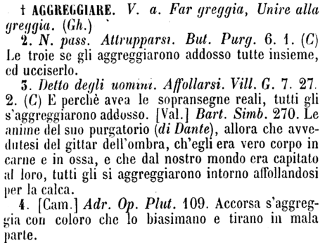 aggreggiare