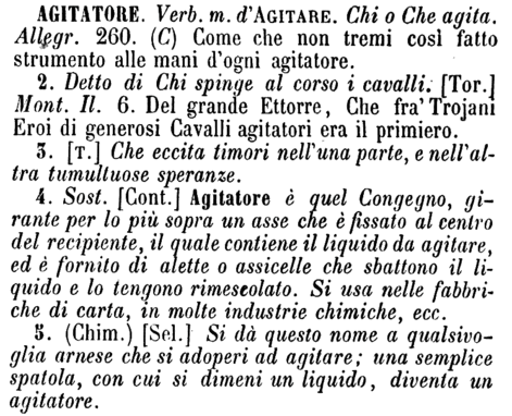 agitatore