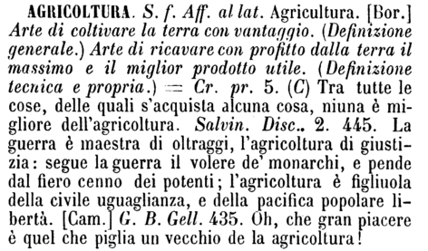 agricoltura