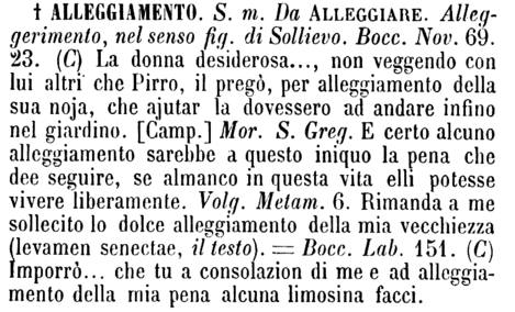 alleggiamento