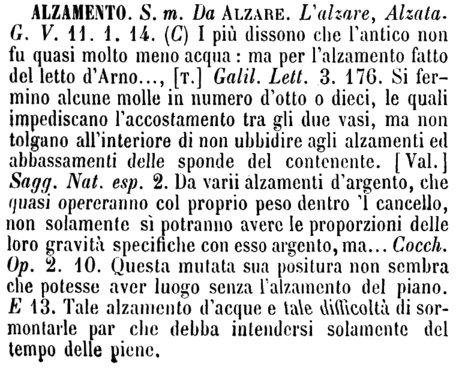 alzamento