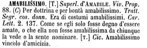 amabilissimo