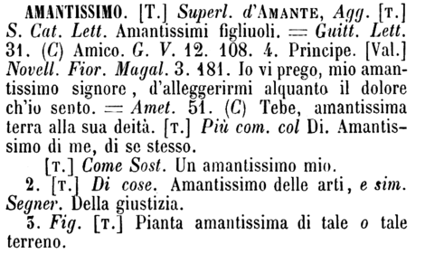 amantissimo