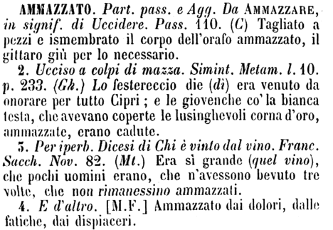 ammazzato