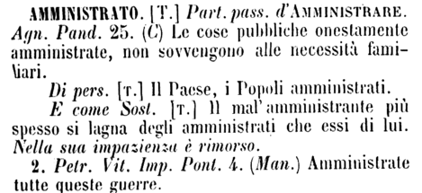 amministrato