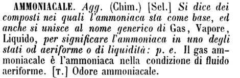 ammoniacale