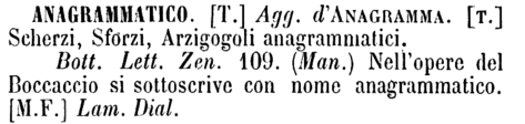 anagrammatico