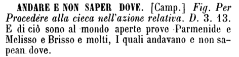 andare-e-non-saper-dove