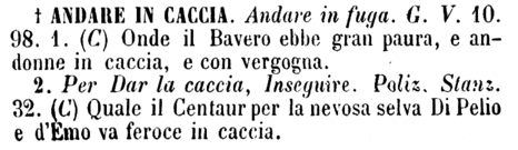 andare-in-caccia