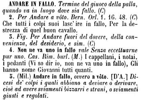 andare-in-fallo