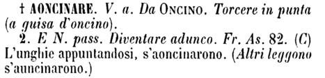 aoncinare