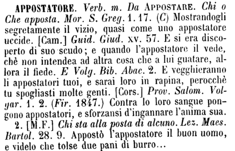 appostatore