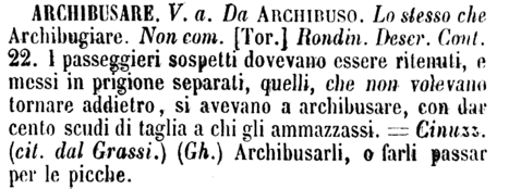 archibusare