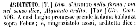 arditetto