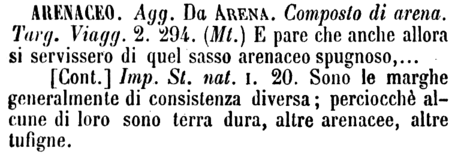 arenaceo