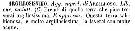 argillosissimo