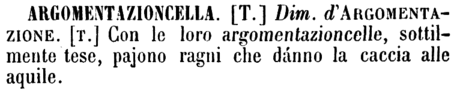 argomentazioncella