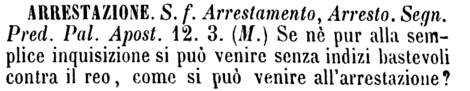 arrestazione