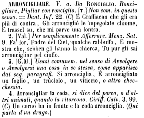 arroncigliare