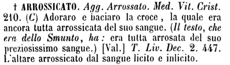 arrossicato