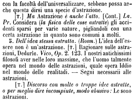 astrazione