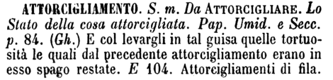 attorcigliamento