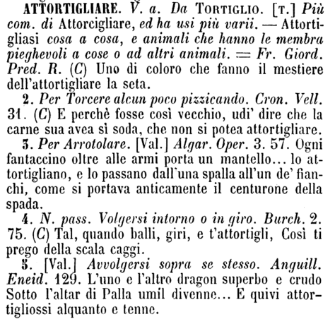 attortigliare