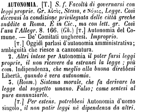 autonomia