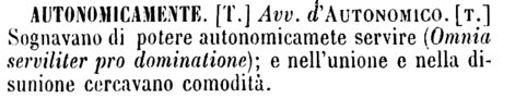 autonomicamente