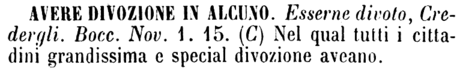 avere-divozione-in-alcuno