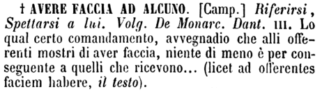 avere-faccia-ad-alcuno