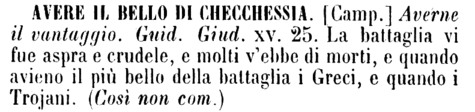 avere-il-bello-di-checchessia