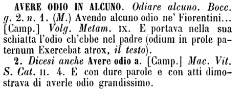 avere-odio-in-alcuno