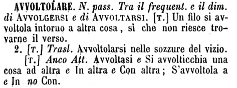 avvoltolare