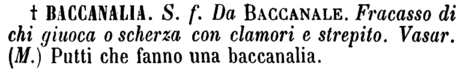 baccanalia