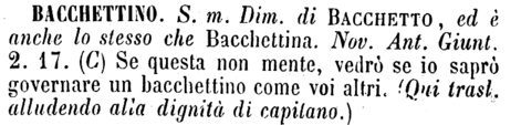 bacchettino