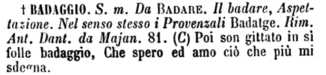 badaggio