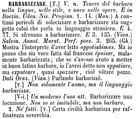 barbarizzare