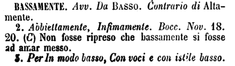 bassamente