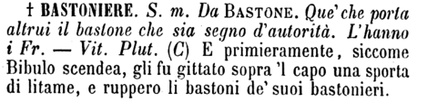 bastoniere