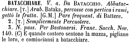 batacchiare