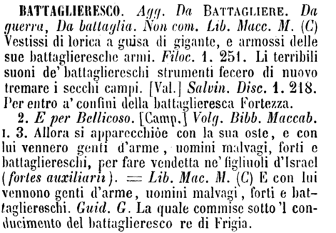 battaglieresco